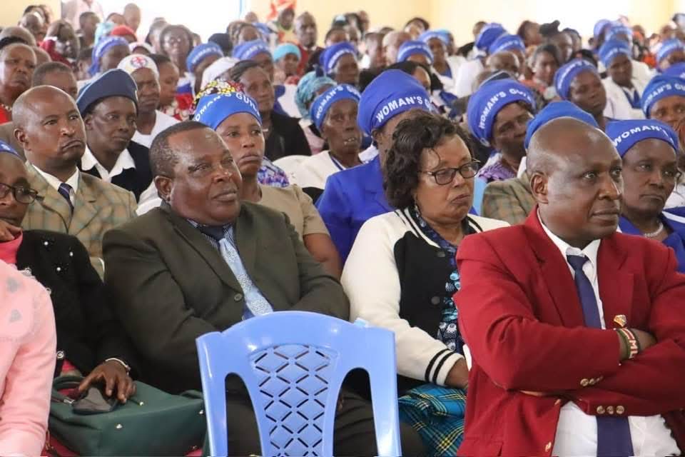 Residents at a Wahome Koinange community meeting